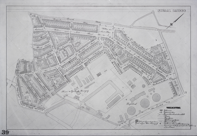 853540 Plattegrond van een deel van de stad Utrecht (het gebied tussen de Weerdsingel O.Z./ (Nieuwe) Koekoekstraat/ ...